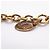 Chanel Coco Mark Circle vergoldete Halskette Golden - Ansicht 5
