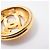Chanel Coco Mark Circle vergoldete Halskette Golden - Ansicht 8