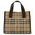 Sac à main/Sac cabas Burberry Nova Check Marron Noir Beige Bordeaux