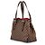 Bolso de hombro Louis Vuitton Damier Ebene Hampstead MM Roja - vista 2