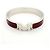 Bracelet Hermès Métal Argenté Rouge - vue 4