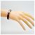 Bracelet Hermès Métal Argenté Rouge - vue 6