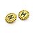 Orecchini a clip Chanel Gold D'oro - vista 2