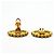Orecchini a clip Chanel Gold D'oro - vista 3