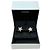 Pendientes Chanel Star con diamantes Plata