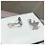 Pendientes Chanel Star con diamantes Plata - vista 5