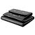 Portafoglio tri-fold con borchie Jimmy Choo Nemo Nero