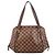 Louis Vuitton Damier Ebene Belem MM Schultertasche Rot