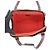 Louis Vuitton Damier Ebene Belem MM Schultertasche Rot - Ansicht 5