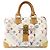 Borsa Louis Vuitton Monogram Multicolor Speedy 30 Bianco Rosso