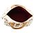 Borsa Louis Vuitton Monogram Multicolor Speedy 30 Bianco Rosso - vista 5