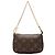 Louis Vuitton Brown Monogram Mini Pochette Accessoires Marrom