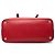Prada Red Medium Saffiano Cuir Double Handle Satchel - view 3