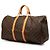 Louis Vuitton Brown Monogram Keepall 55 Marrone - vista 2