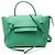 Belt Bag Céline Borsa cintura Celine in pelle di vitello micrograna verde