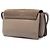 Borsa a tracolla Chloé Faye Small in camoscio e pelle di vitello marrone Taupe - vista 2