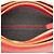 Céline Celine Trio Crossbody Piccola in Pelle di Agnello Rossa Rosso - vista 4