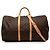 Louis Vuitton Brown Monogram Keepall Bandouliere 60 Braun