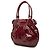 Salvatore Ferragamo Borsa Ferragamo Marisa Gancini in vernice rossa Rosso Bordò - vista 2