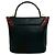 Autre Marque Borsa a mano Saint Laurent in pelle nera con traforazioni Diamond Cut Nero - vista 2