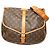 Louis Vuitton Brown Monogram Saumur 35 Castaño