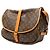 Louis Vuitton Brown Monogram Saumur 35 Castaño - vista 2