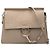Chloé Faye Crossbody in vitello e camoscio marrone Medium Taupe
