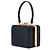 Céline Celine Minaudière Triomphe Lana in pelle di vitello nera Nero - vista 2