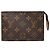Necessaire Louis Vuitton Brown Monogram 15 Castaño