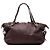 Gucci Bamboo Bar Tote aus Leder in Rot, Größe Medium Bordeaux