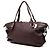 Gucci Bamboo Bar Tote aus Leder in Rot, Größe Medium Bordeaux - Ansicht 2