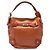 Burberry Tote aus braunem Narbenleder mit Turn-Lock-Verschluss