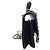 Portacellulare Chanel Black CC Quilted Lambskin con manico superiore e catena Nero - vista 3