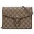 Portafoglio a catena Gucci Beige GG Supreme Dionysus