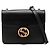 Gucci Borsa a tracolla Interlocking G in pelle di vitello Dollar Small nera Nero