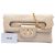 Autre Marque Borsa DiorDouble Chain Bag Dior in vitello beige Medium - vista 7