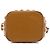 Borsa bucket Fendi Brown Mini Leather Studded Floral Mon Tresor - vista 3