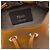 Borsa bucket Fendi Brown Mini Leather Studded Floral Mon Tresor - vista 5
