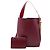 Céline Celine Red Small Smooth Bicolor Calfskin Twisted Cabas Tote Rosso Bordò - vista 7
