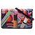 Portafoglio Prada Multi Saffiano con stampa rossetto e tracolla Multicolore