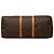 Louis Vuitton Brown Monogram Keepall 60 Marrom - vista 3