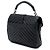 Autre Marque Saint Laurent College Satchel aus Lammleder mit Chevron-Monogramm in Schwarz, Medium - Ansicht 2
