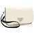 Bolso de hombro de piel Prada Negro Blanco