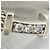 Autre Marque Anello Tiffany & Co. Somerset in argento sterling con 3 diamanti - vista 4