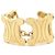 Triomphe Céline Bracciale rigido Celine Macadam in metallo dorato da donna D'oro