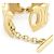 Triomphe Céline Bracciale rigido Celine Macadam in metallo dorato da donna D'oro - vista 3