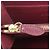 Cartera larga Burberry en piel charol Bordeaux Burdeos - vista 18