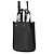 Borsa Mini North South Tote Jimmy Choo in pelle nera Nero - vista 2