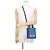 Borsa Mini Tote Jimmy Choo Blu Blu navy - vista 5