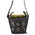 Borsa a secchiello in pelle Burberry Nova Check Nero